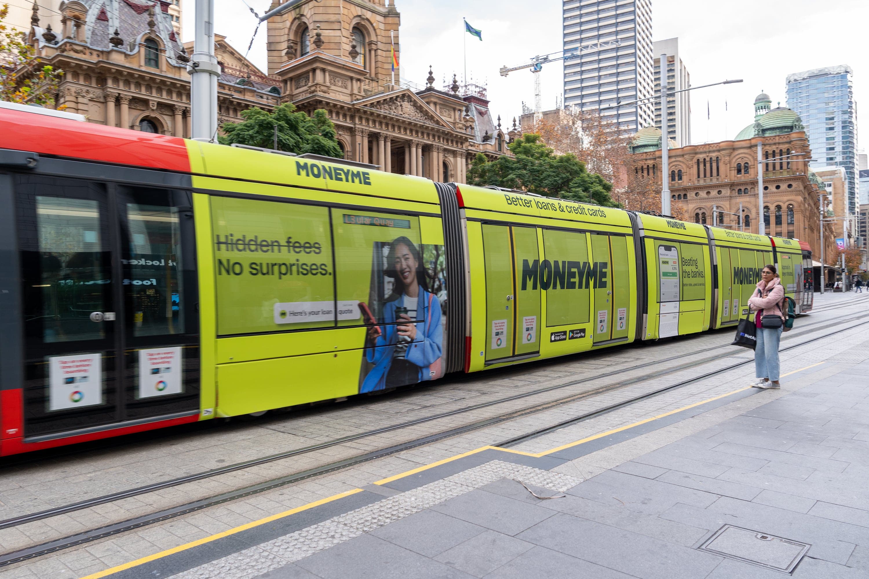 MONEYME billboard advertisement
