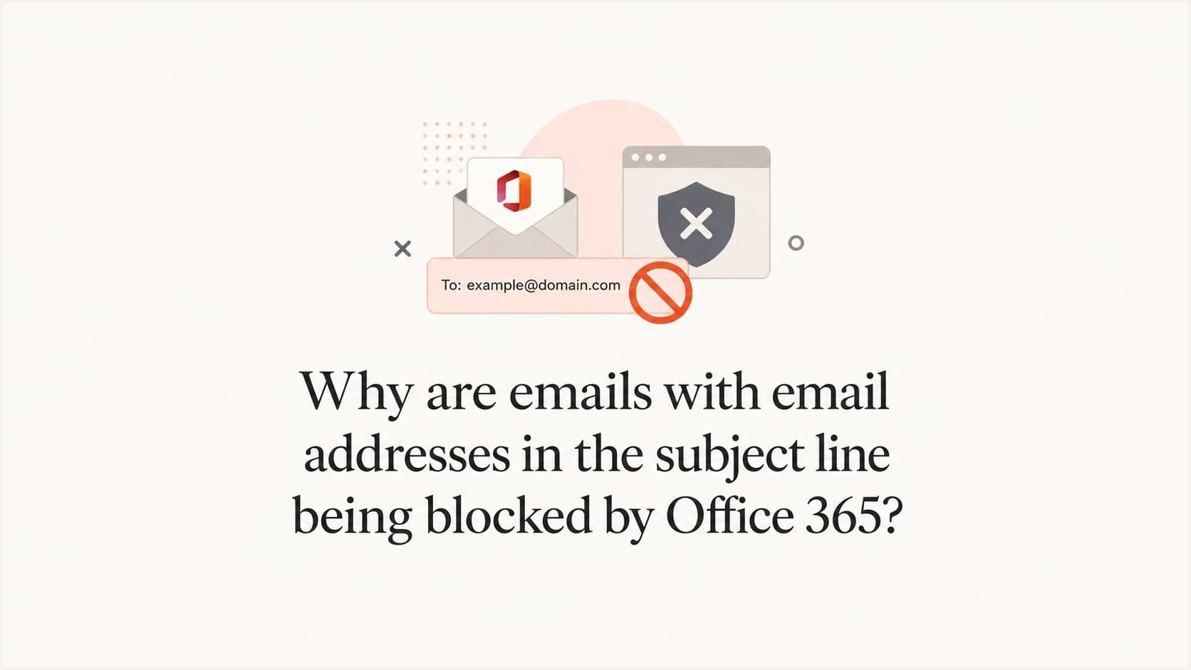 Office 365 subject line filtering for email addresses