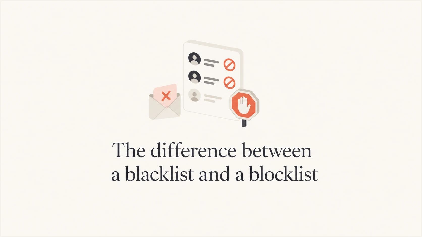 Article thumbnail showing the title and a small abstract denied-list icon cluster.