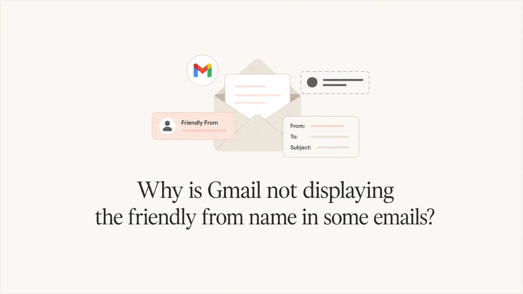 Gmail sender name display and email header fields