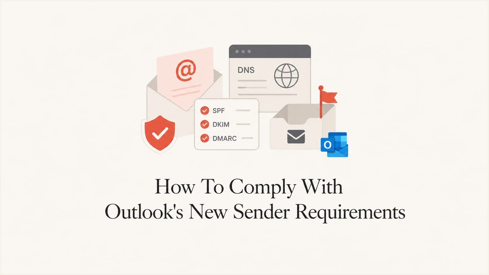 Article thumbnail about Outlook sender requirements and email authentication compliance.
