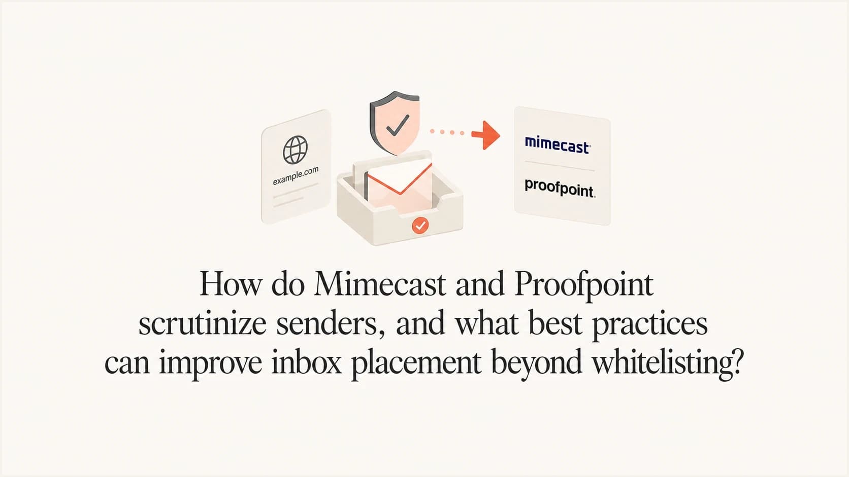 Enterprise email filtering thumbnail for Mimecast, Proofpoint, and inbox placement.