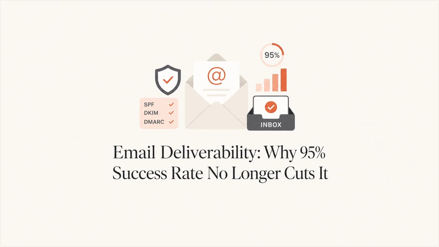 Editorial thumbnail for an article about why 95% email deliverability is no longer enough.