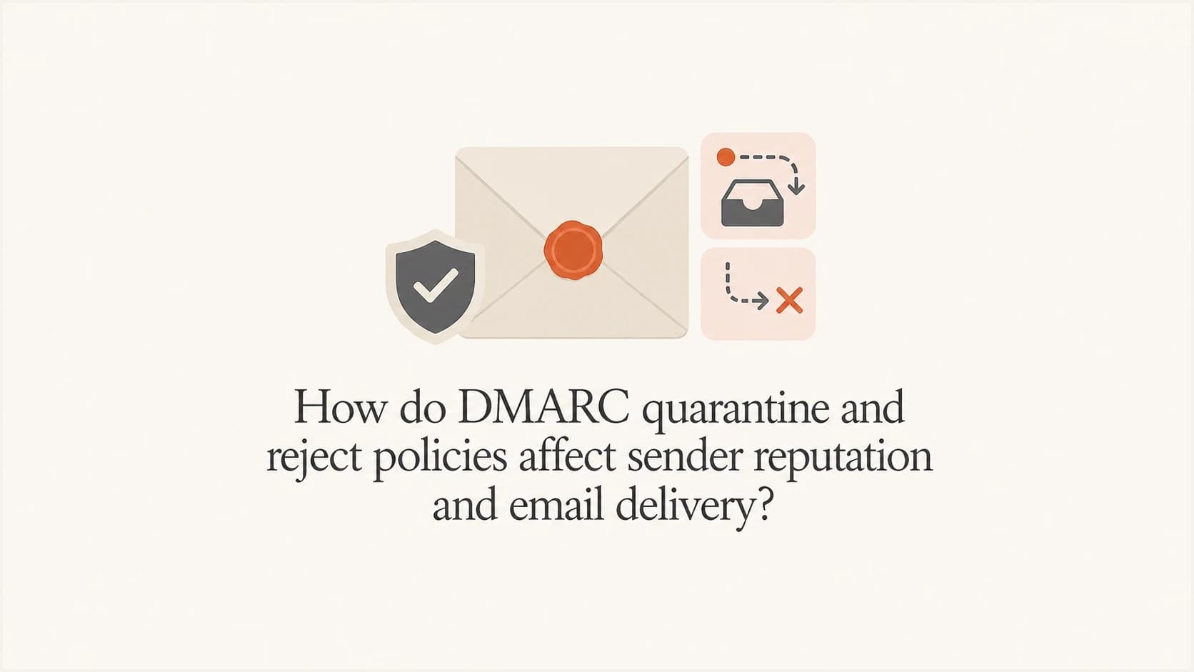 DMARC policy enforcement affects failing mail before reputation scoring.