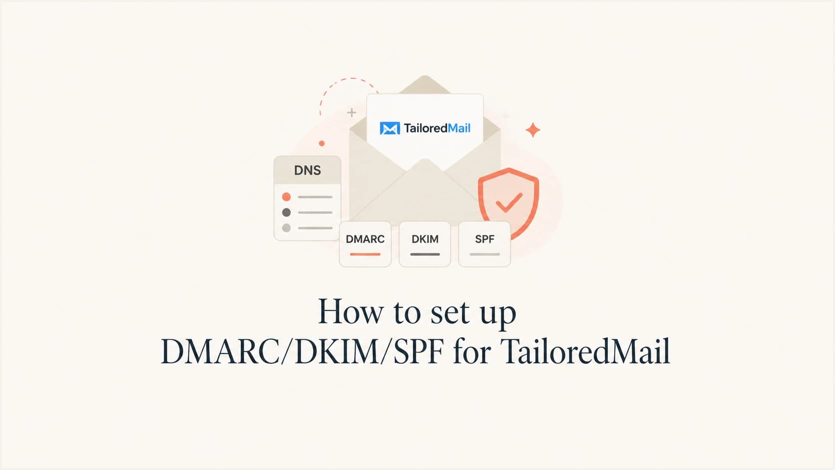 TailoredMail SPF, DKIM, and DMARC setup