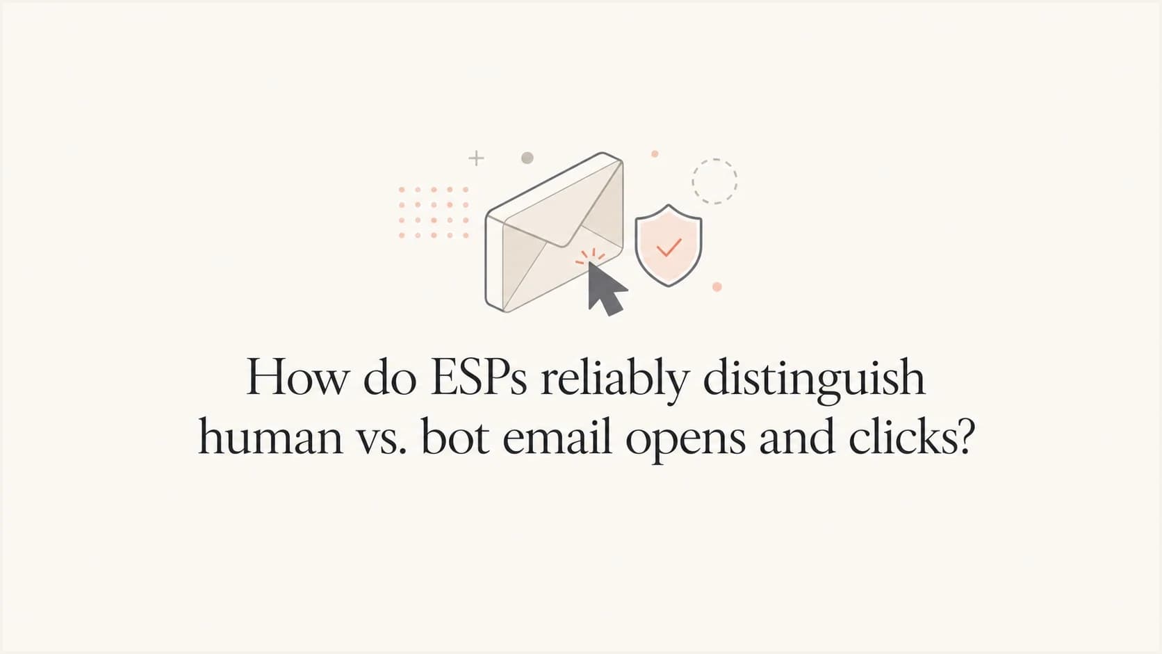 Email engagement events being separated into human and automated activity.