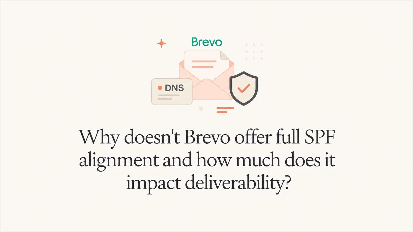 Brevo SPF alignment, DKIM, and DMARC authentication on shared IP sending.