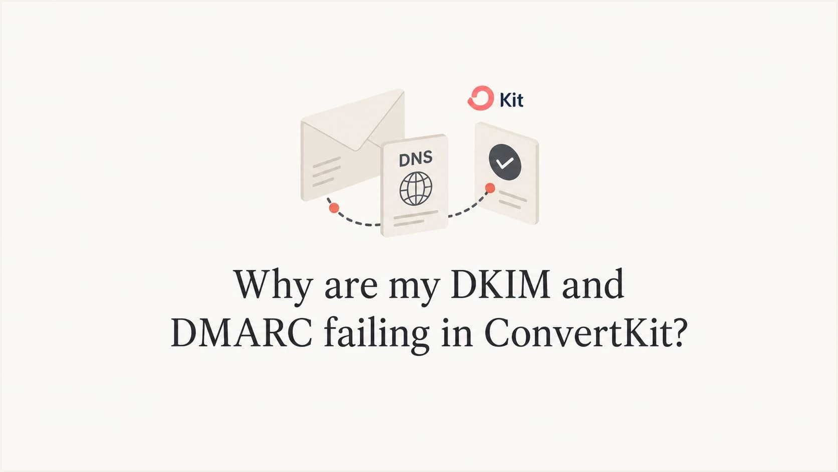 Editorial thumbnail for DKIM and DMARC failures in ConvertKit