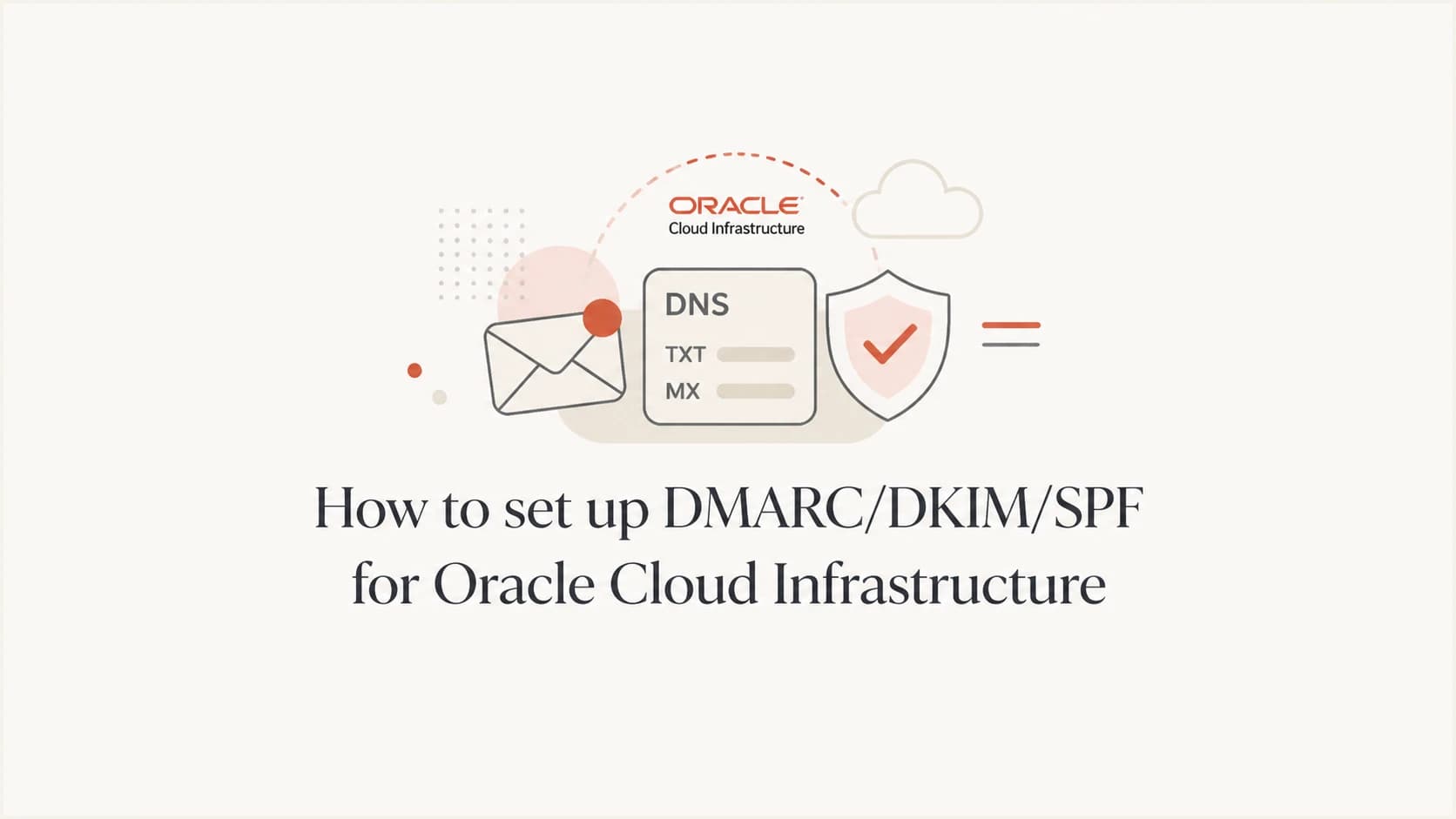 Oracle Cloud Infrastructure email authentication setup