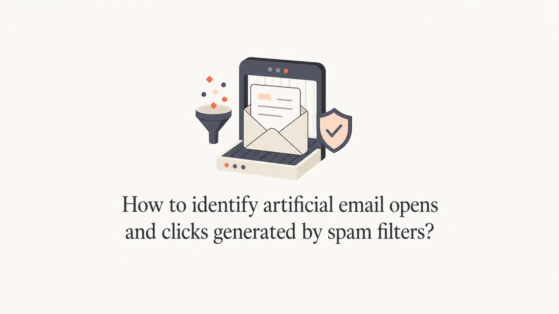 Article thumbnail about identifying artificial email opens and clicks from spam filters.