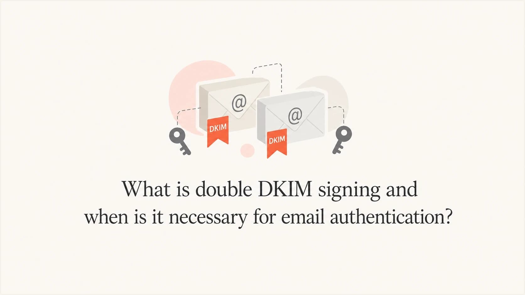 Two DKIM signatures attached to one email message.