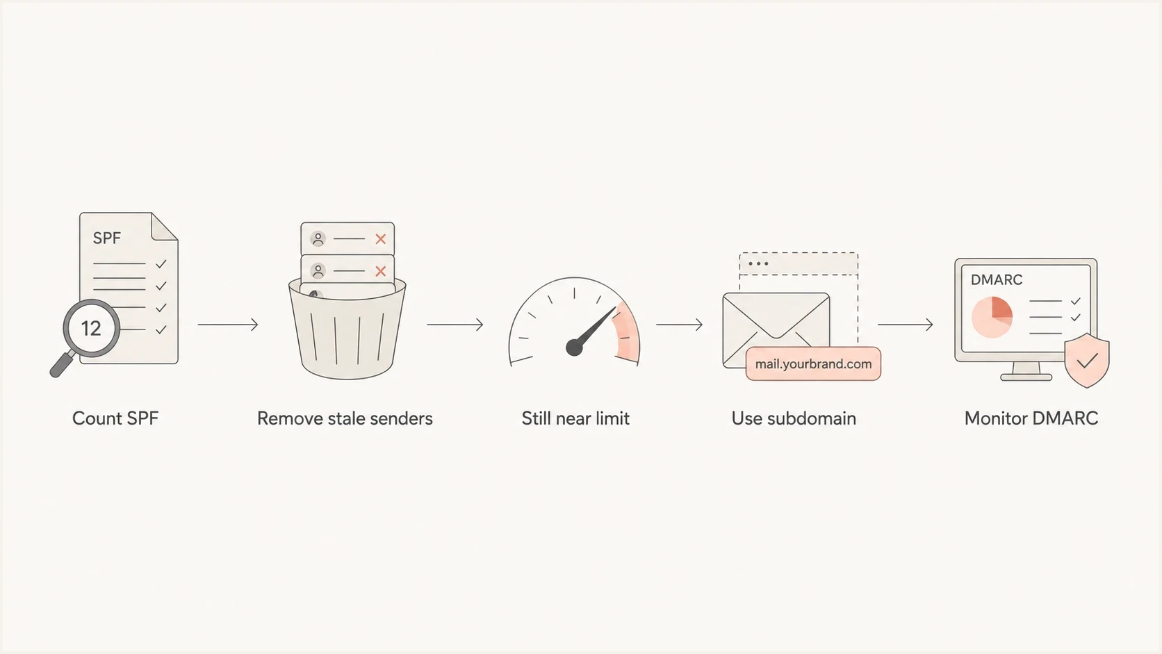 Flowchart for deciding when to use a marketing subdomain