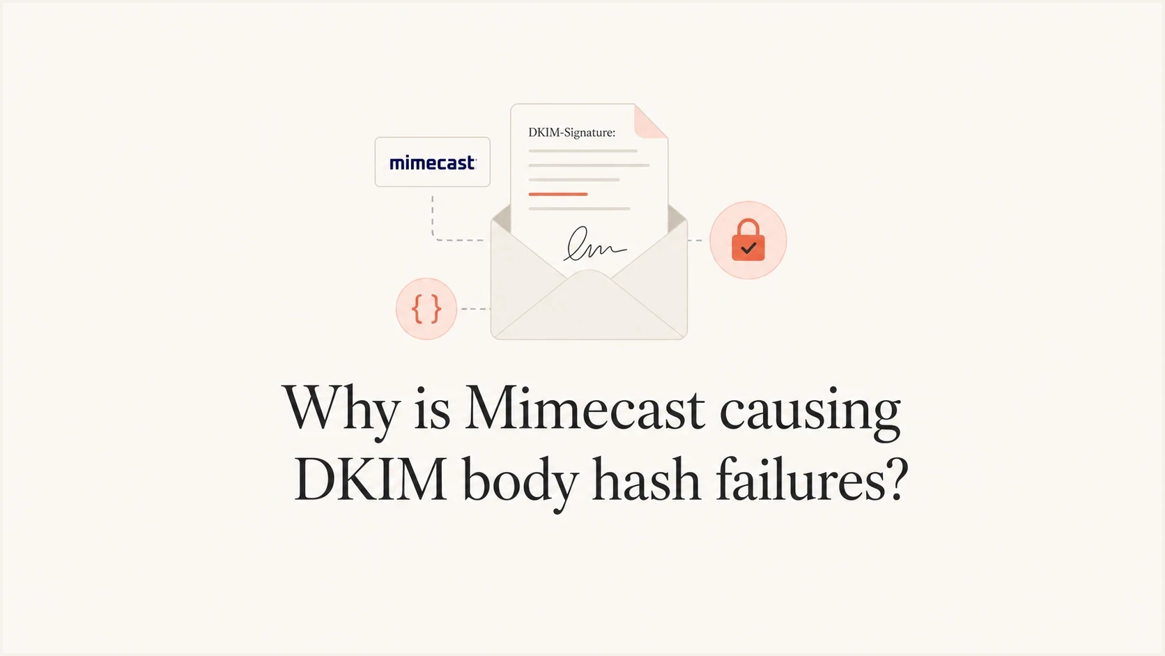 Article thumbnail for Mimecast DKIM body hash failures.