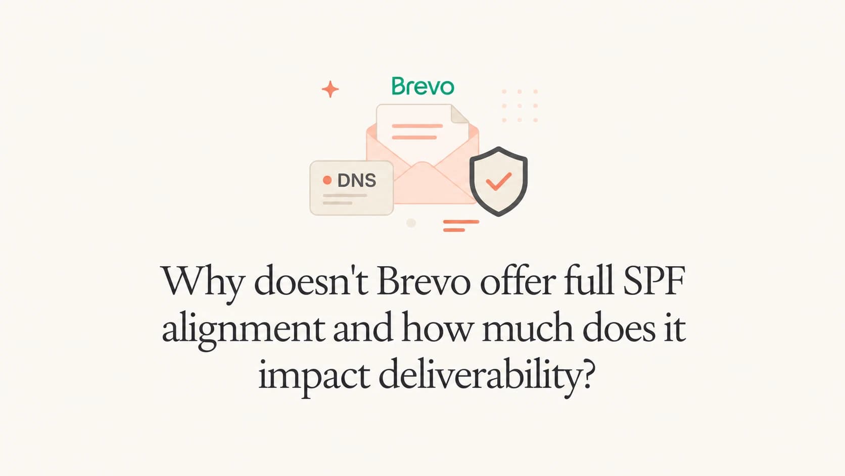 Brevo SPF alignment, DKIM, and DMARC authentication on shared IP sending.