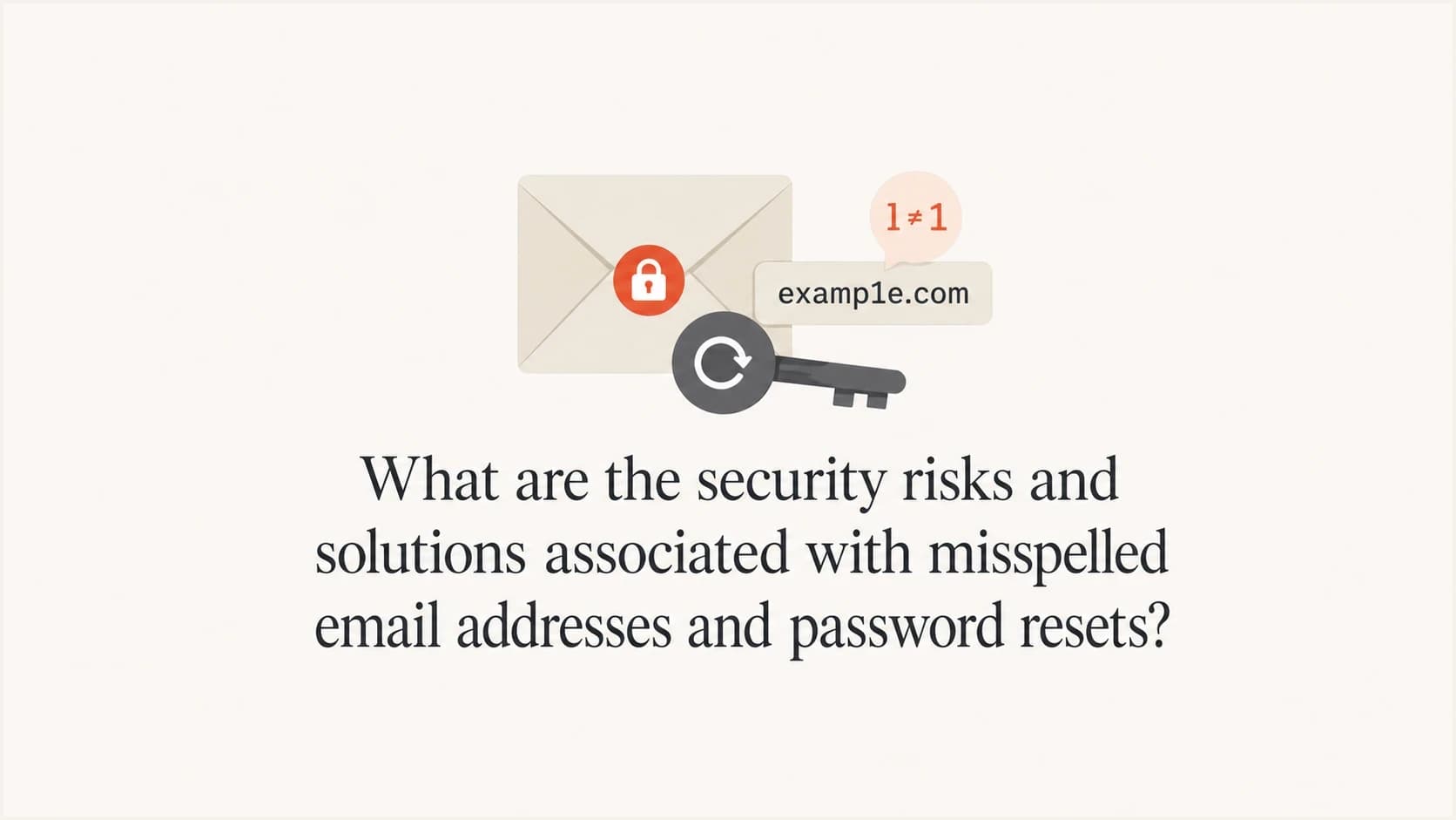 Misspelled email address and password reset risk thumbnail