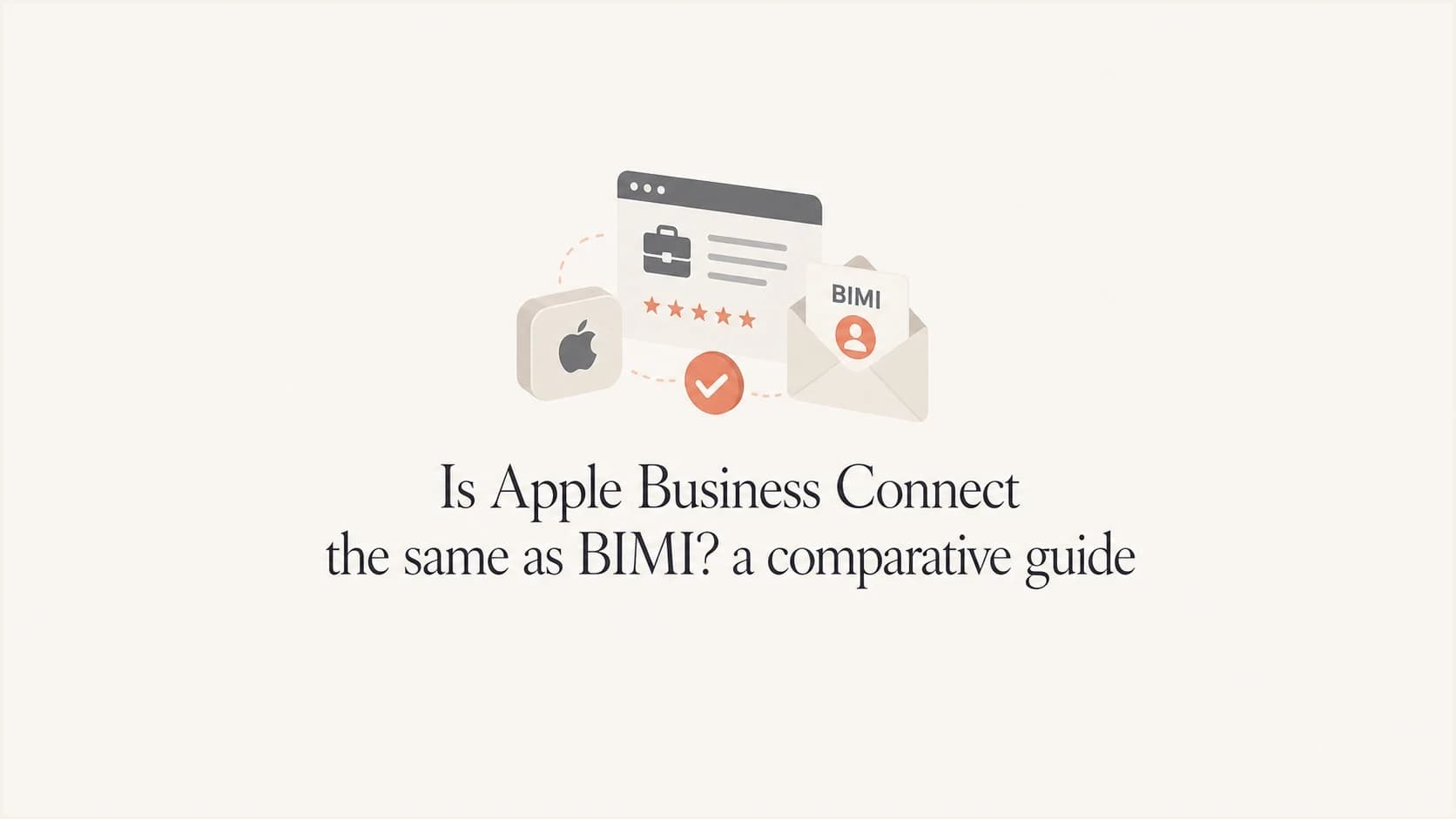 Apple Business Connect and BIMI comparison thumbnail.