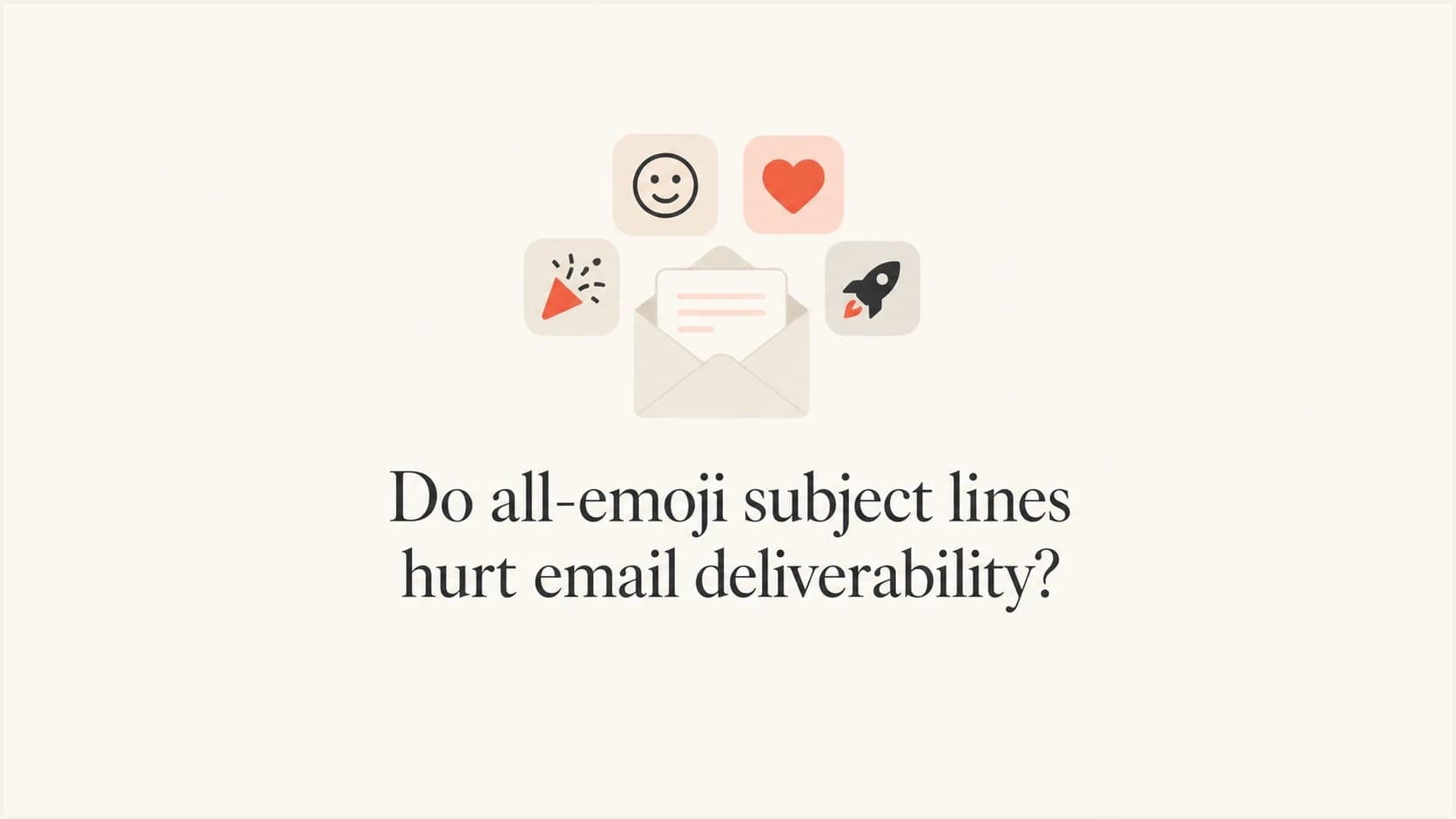 Editorial thumbnail for all-emoji email subject line deliverability risk
