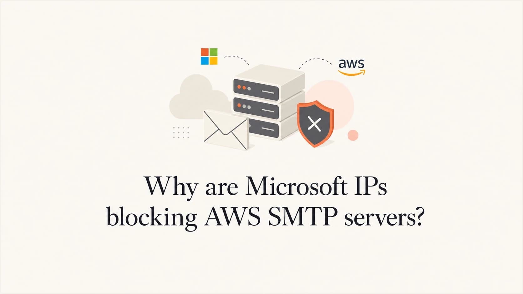 AWS SMTP mail traffic being filtered by Microsoft mailbox infrastructure.