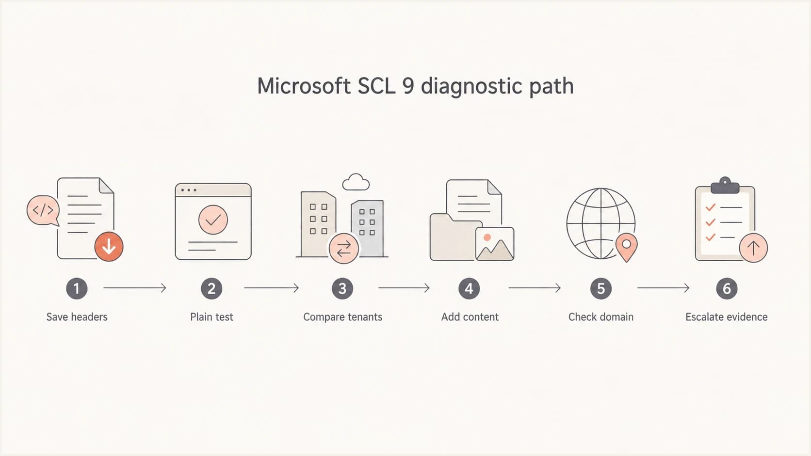 Flowchart for isolating the cause of Microsoft SCL 9