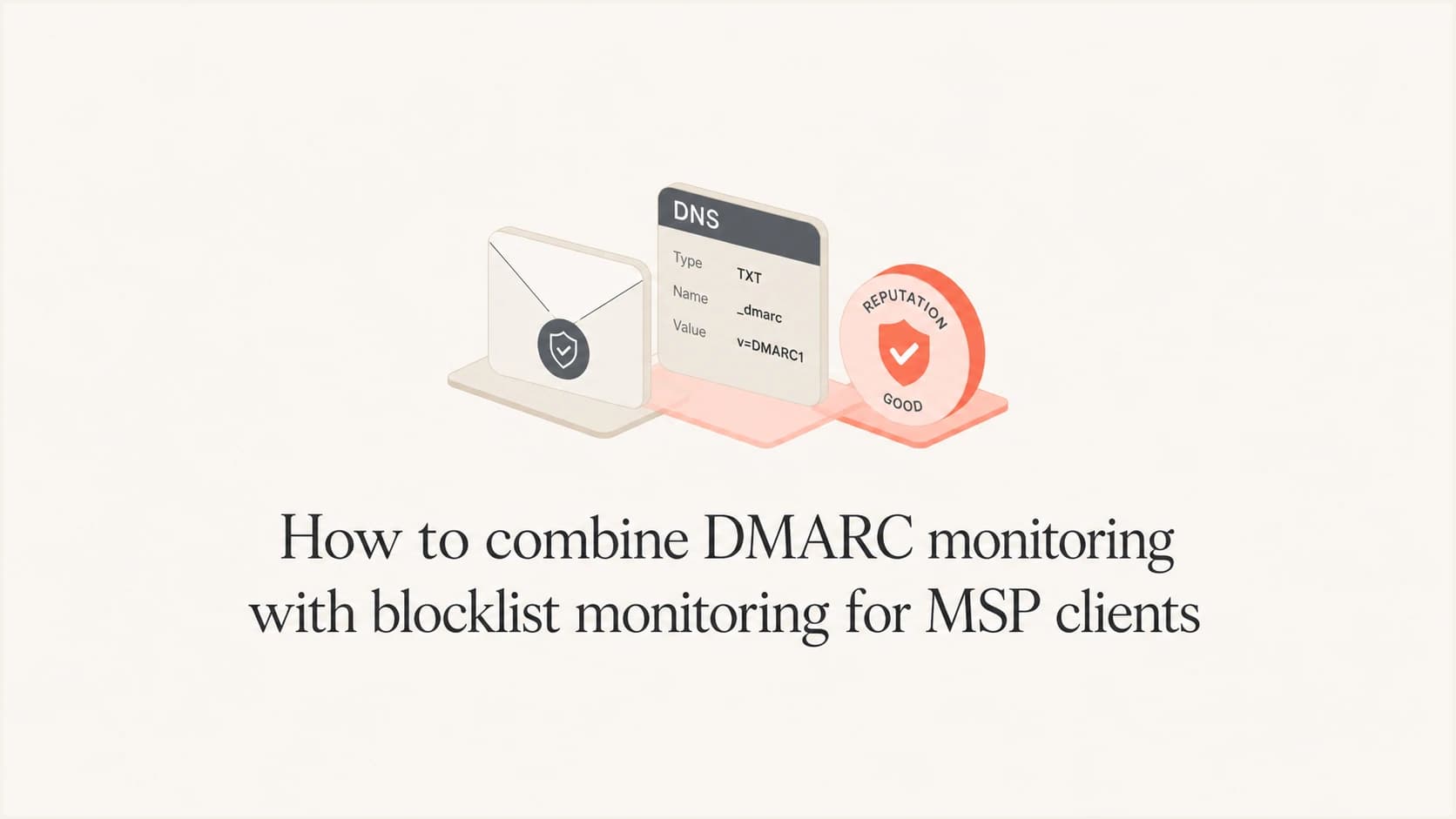 DMARC and blocklist monitoring workflow for MSP clients