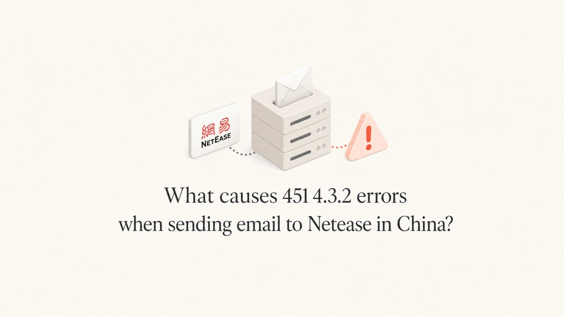 Editorial thumbnail for Netease 451 4.3.2 email delivery errors.