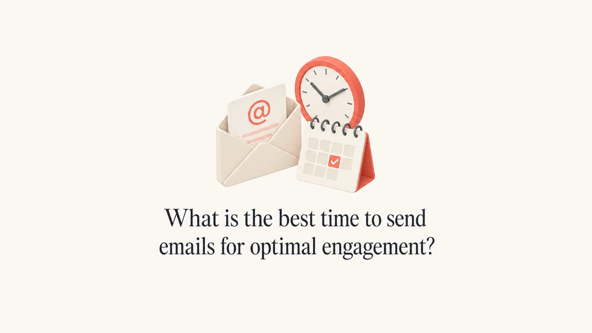 Editorial thumbnail showing the article title with a small email timing object.