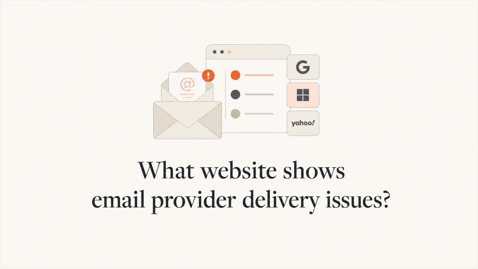 Email provider delivery issue status page thumbnail