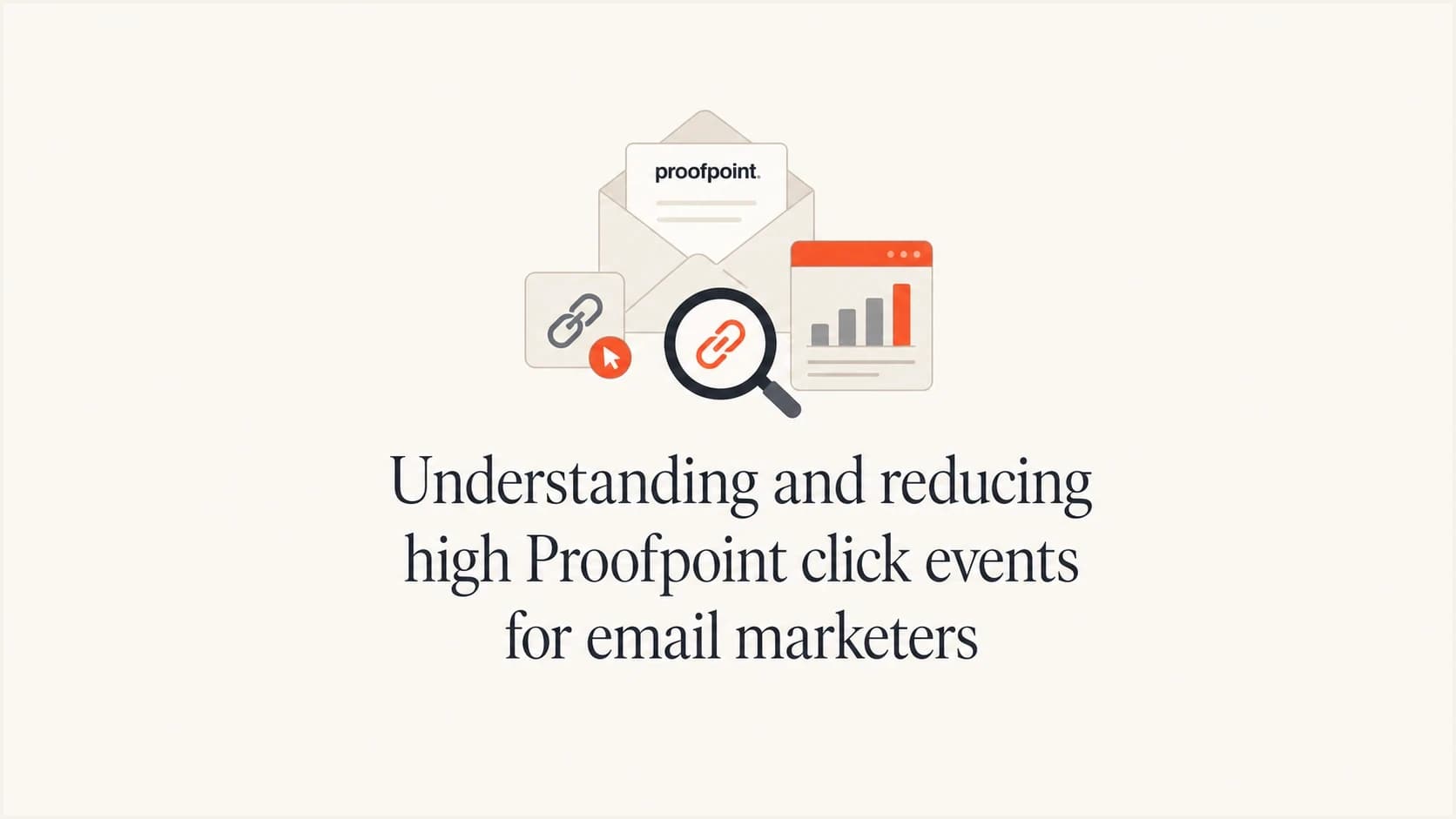 Proofpoint click events shown as scanned email links and filtered reporting.