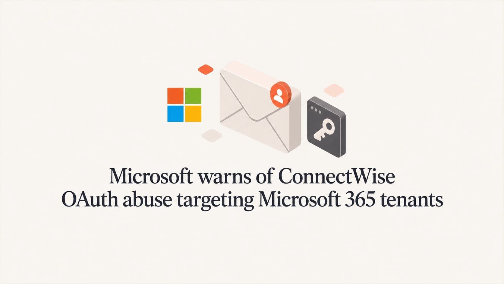 Microsoft 365 application access and mailbox security, with the article title.