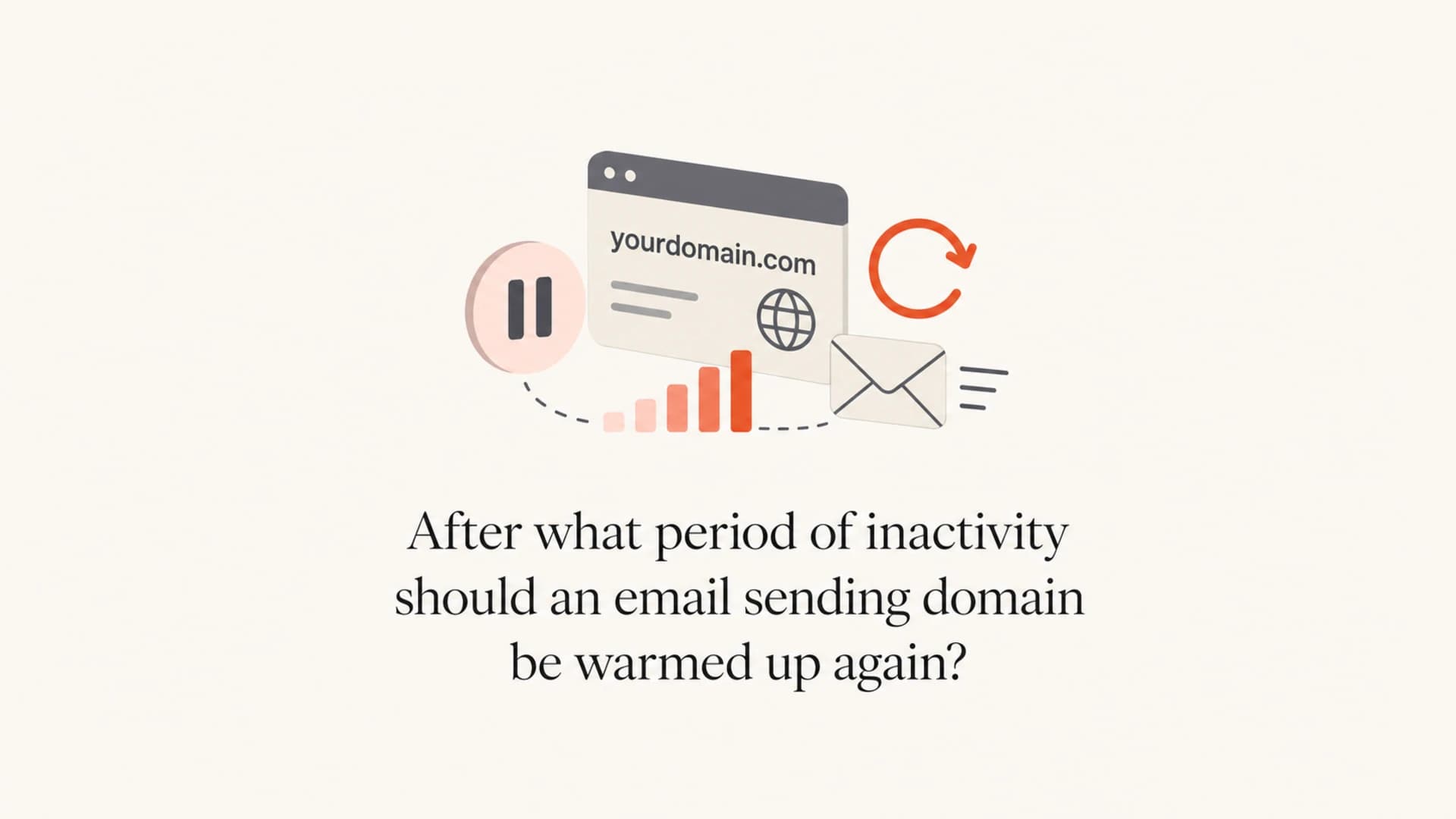 Article thumbnail about warming up an inactive email sending domain.