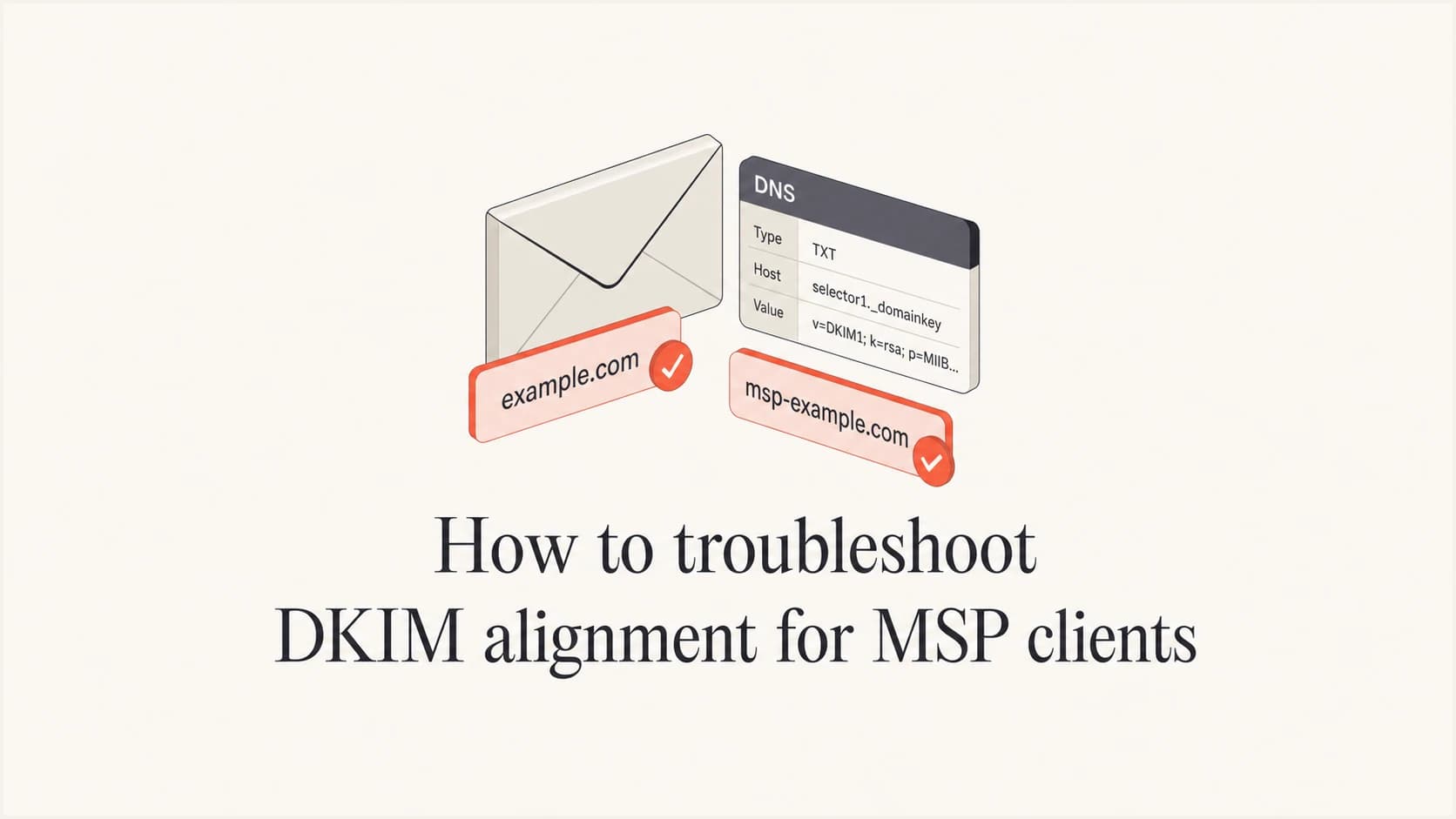 How to troubleshoot DKIM alignment for MSP clients