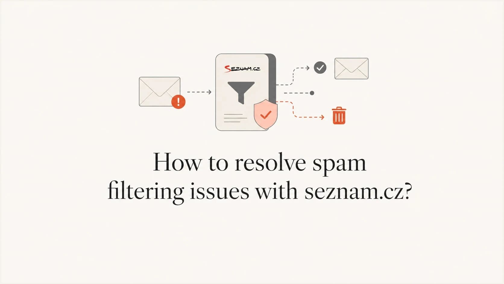 Seznam.cz spam filtering troubleshooting for authenticated bulk email senders.