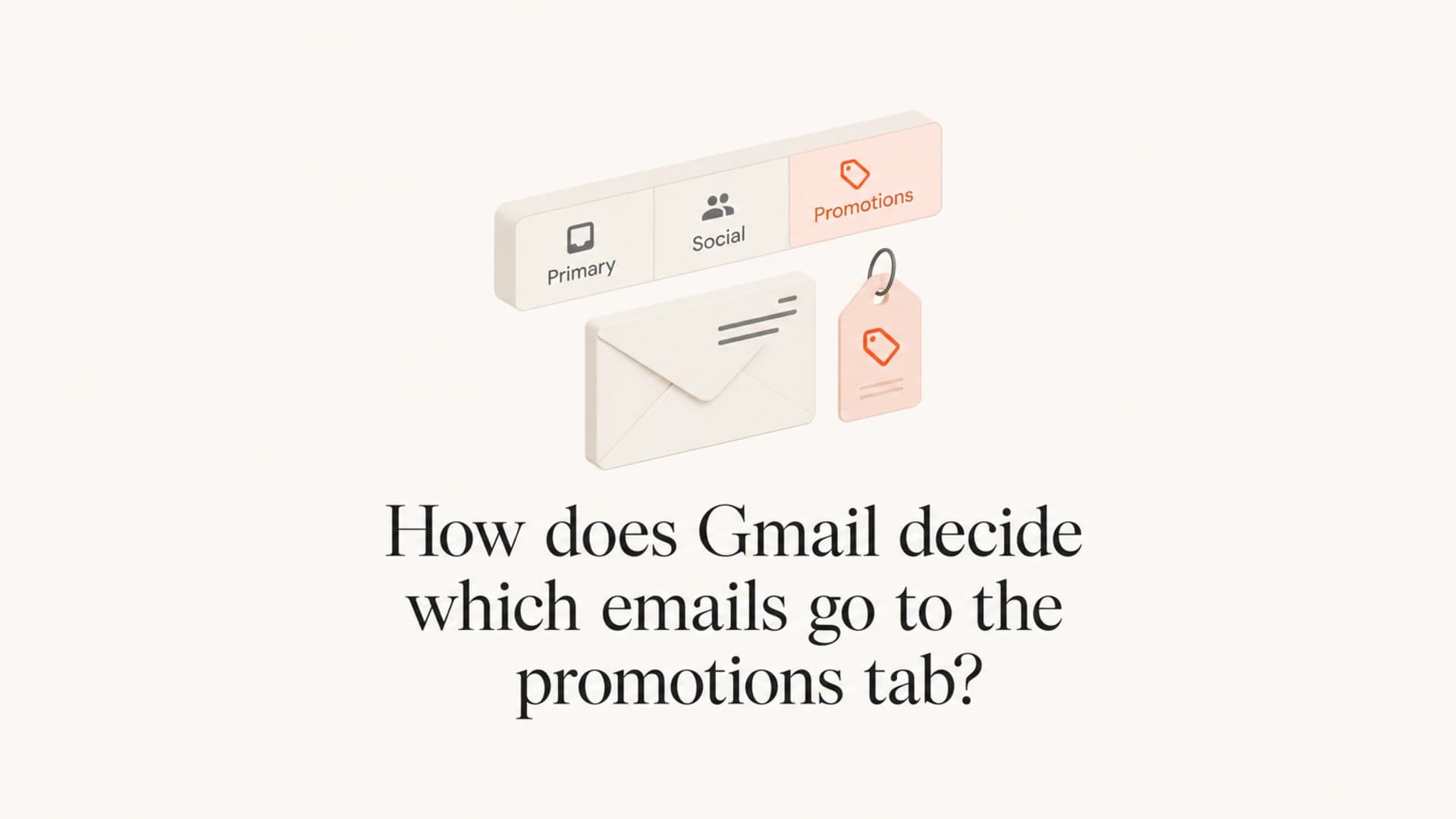 Article thumbnail showing Gmail-style inbox tabs and the title about Gmail Promotions placement.