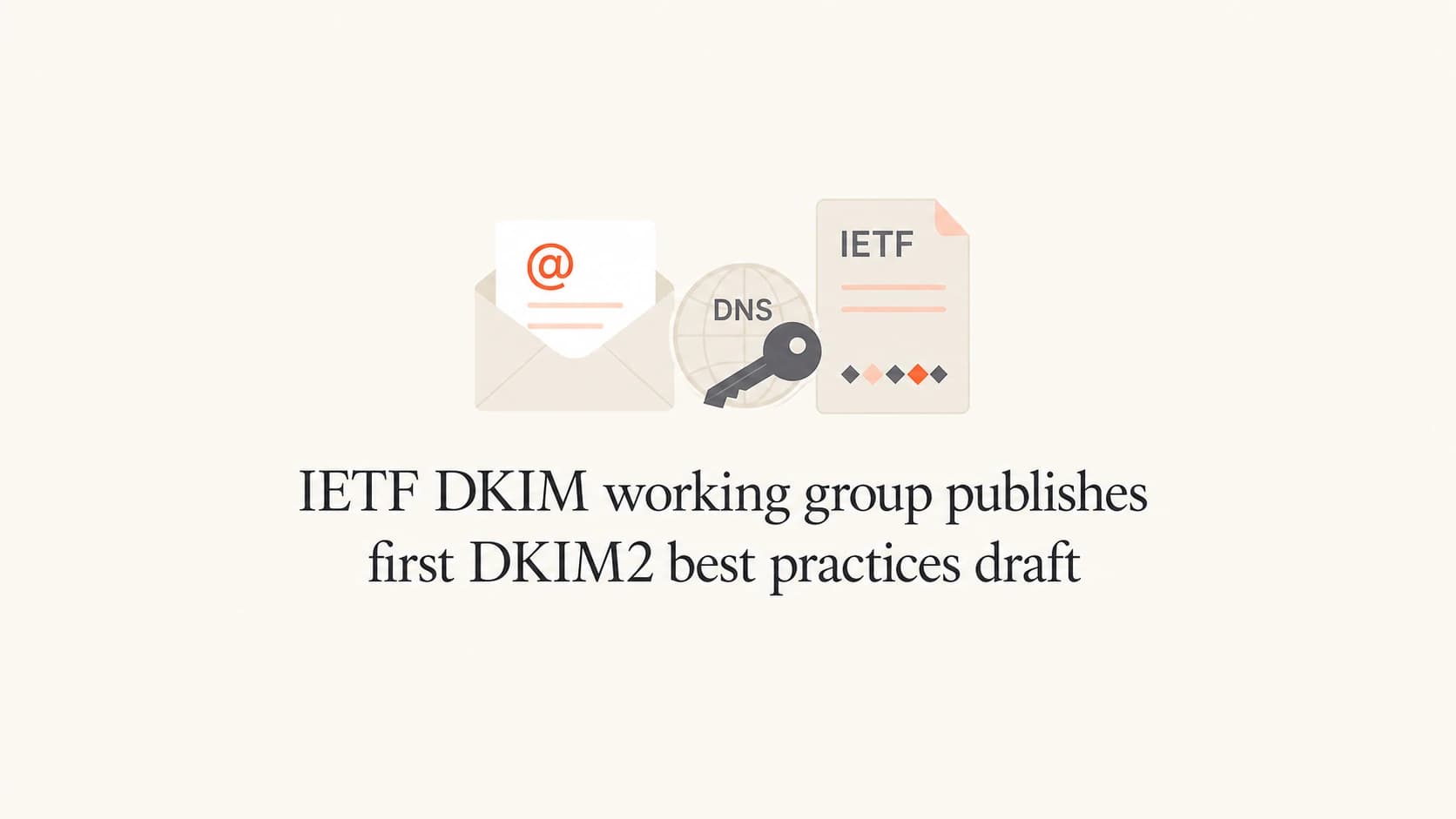 Editorial thumbnail for the first DKIM2 best practices working group draft.