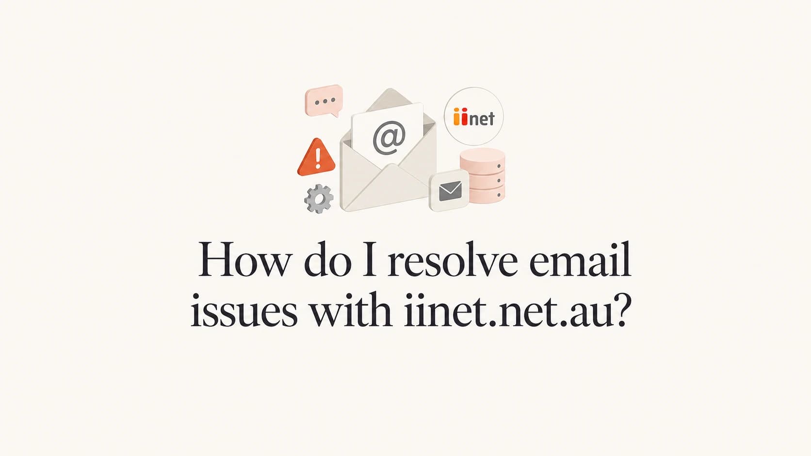 Email troubleshooting thumbnail for iinet.net.au delivery issues