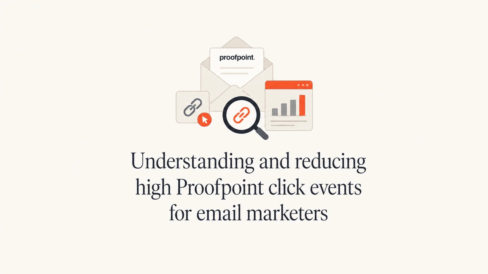 Proofpoint click events shown as scanned email links and filtered reporting.