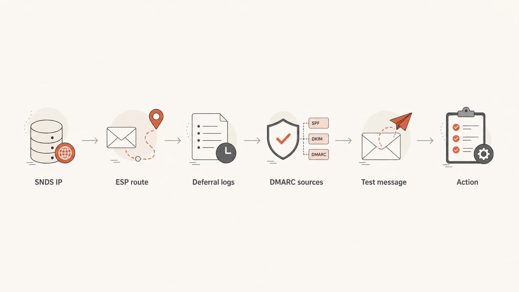 Flowchart for investigating high SNDS recipient counts.