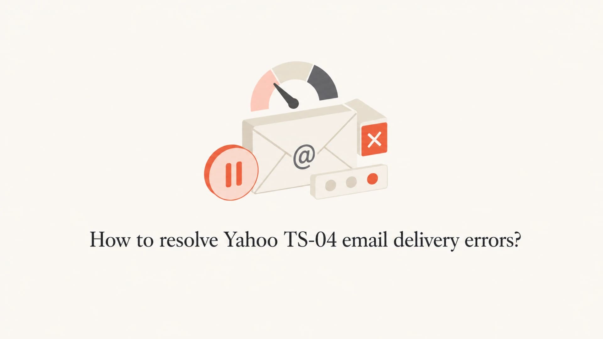 Editorial thumbnail for resolving Yahoo TS-04 delivery errors.