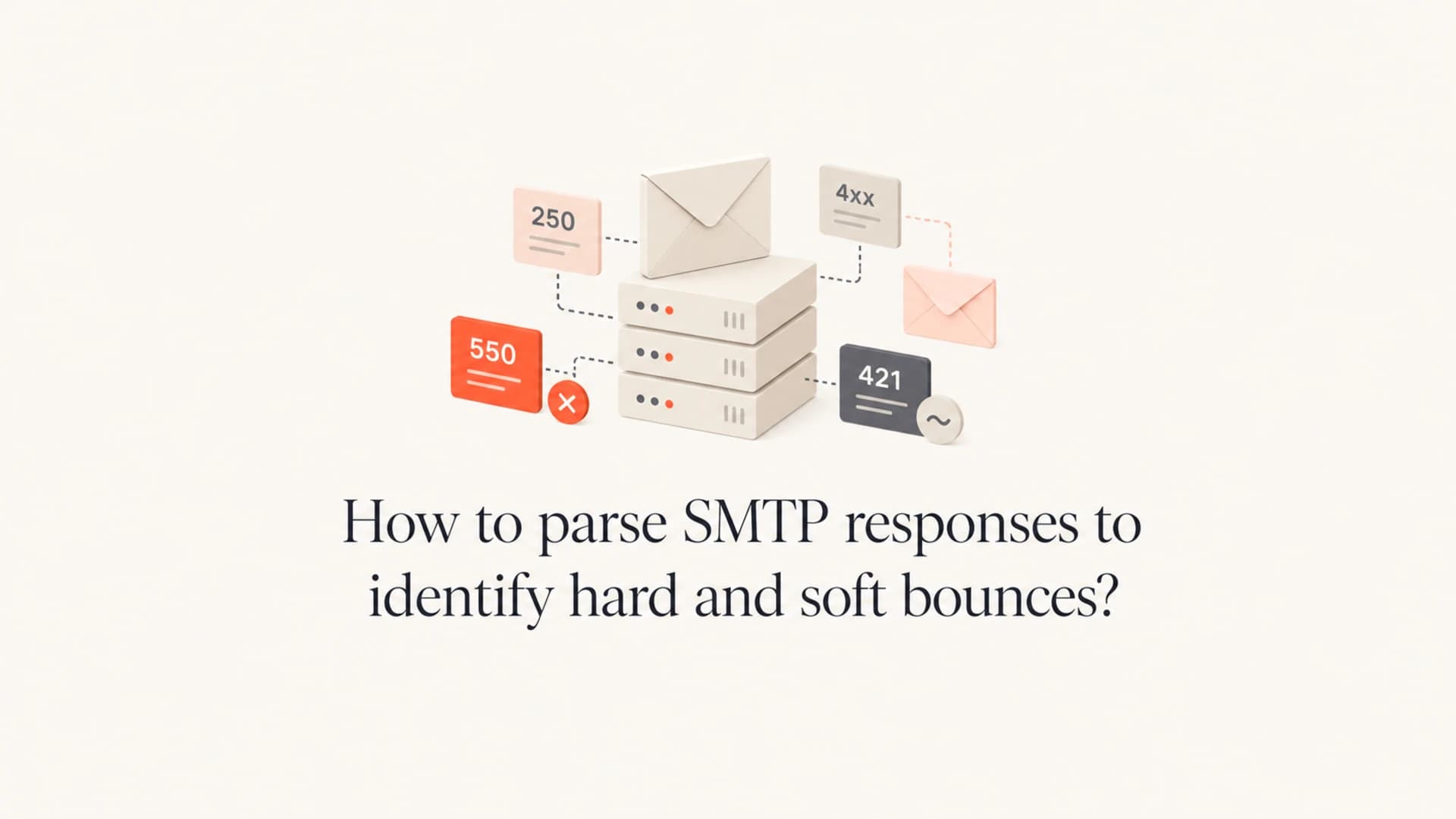Editorial thumbnail for parsing SMTP hard and soft bounce responses.