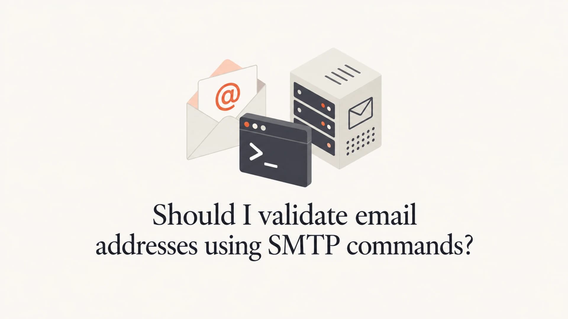 Article thumbnail showing email validation through SMTP commands.