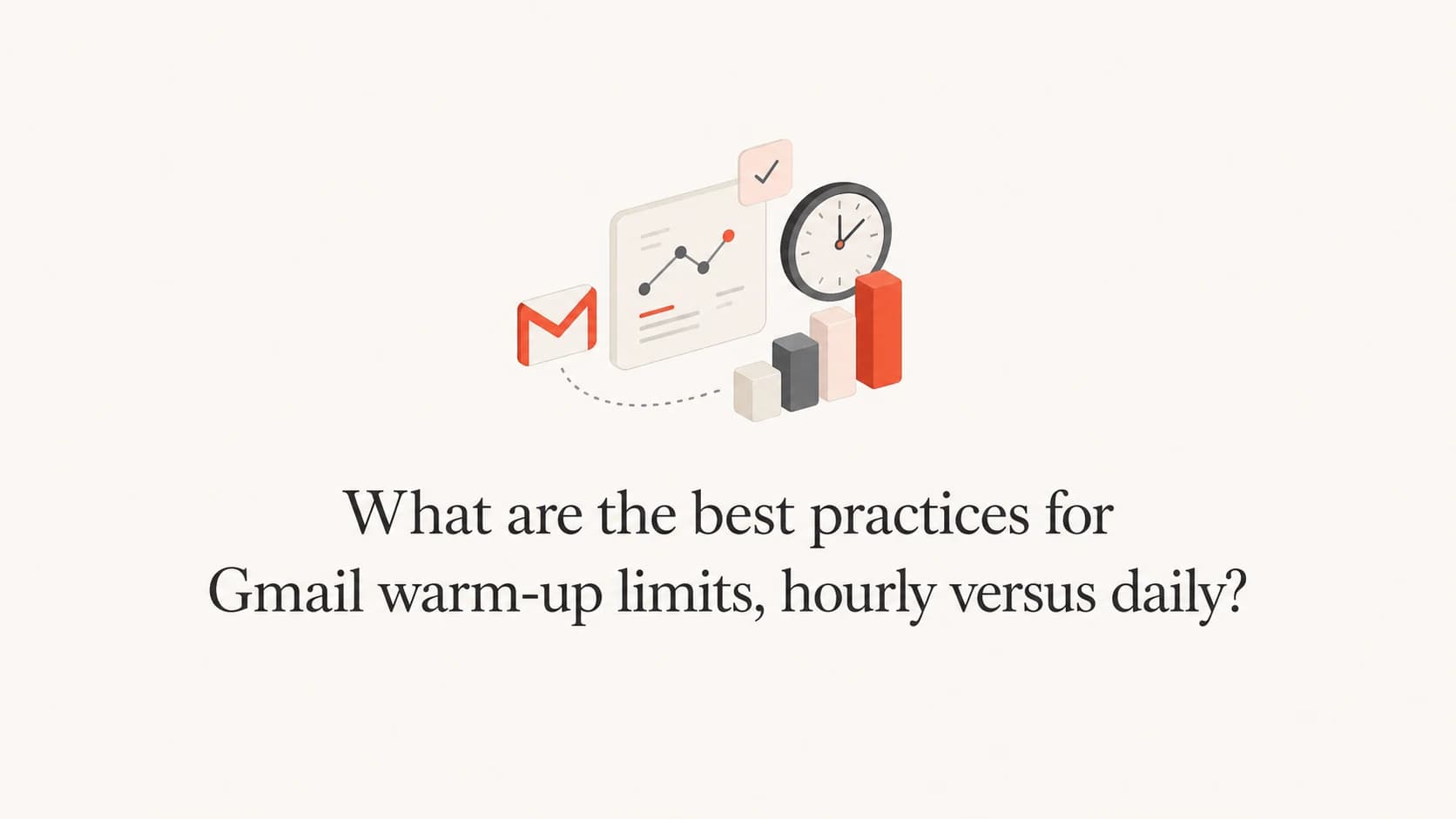 Editorial thumbnail about Gmail warm-up limits and pacing.