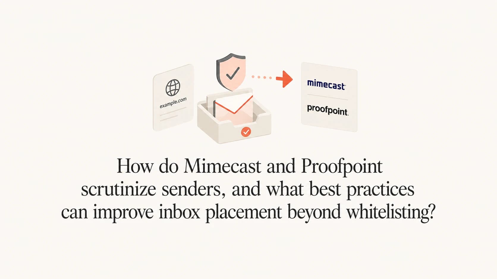 Enterprise email filtering thumbnail for Mimecast, Proofpoint, and inbox placement.