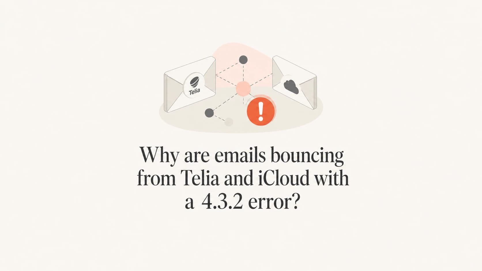 Article thumbnail about Telia and iCloud 4.3.2 email bounces.