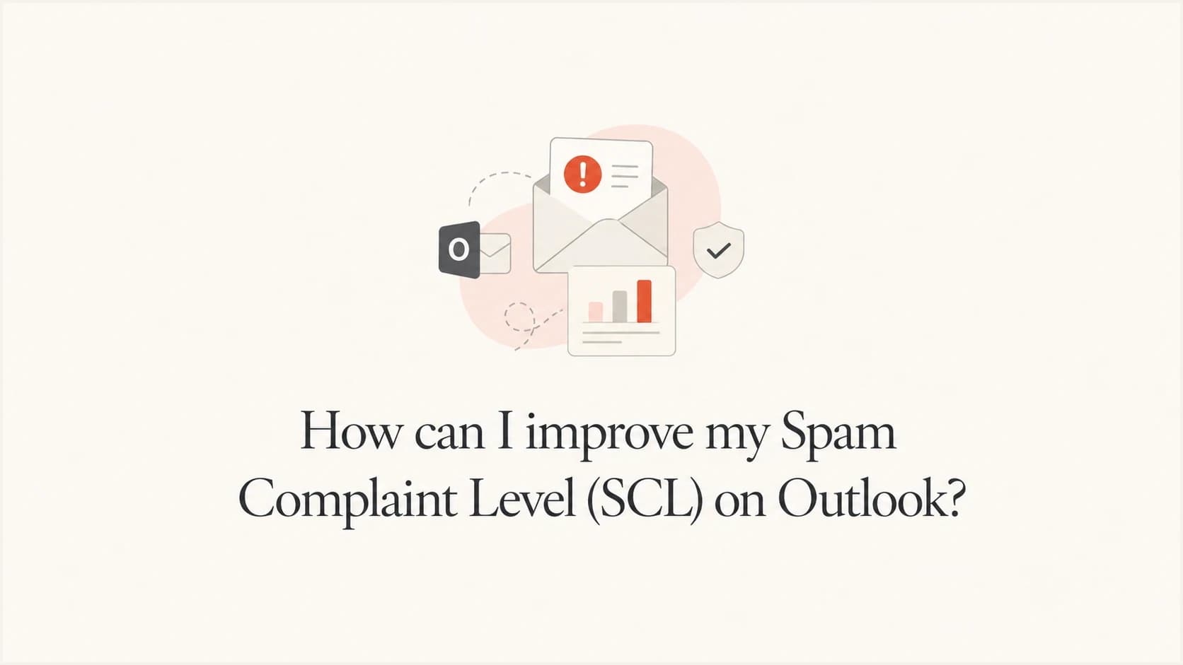 A calm editorial thumbnail about improving Outlook SCL.
