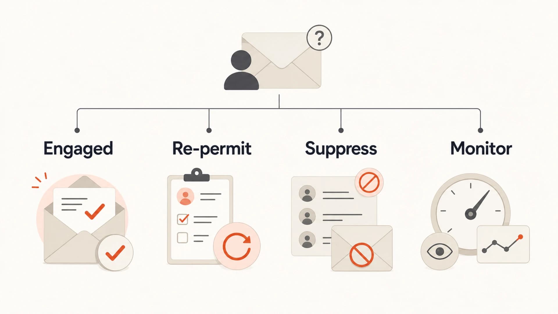 Infographic showing inactive subscriber decisions.
