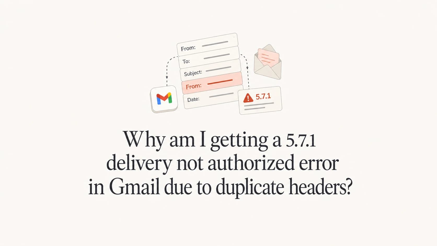 Gmail duplicate headers article thumbnail with email header objects.