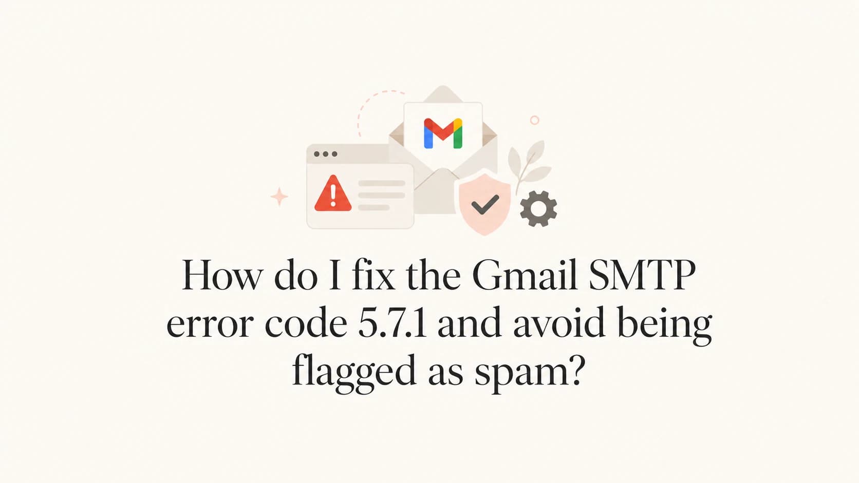 Gmail 550 5.7.1 error and authentication recovery concept.