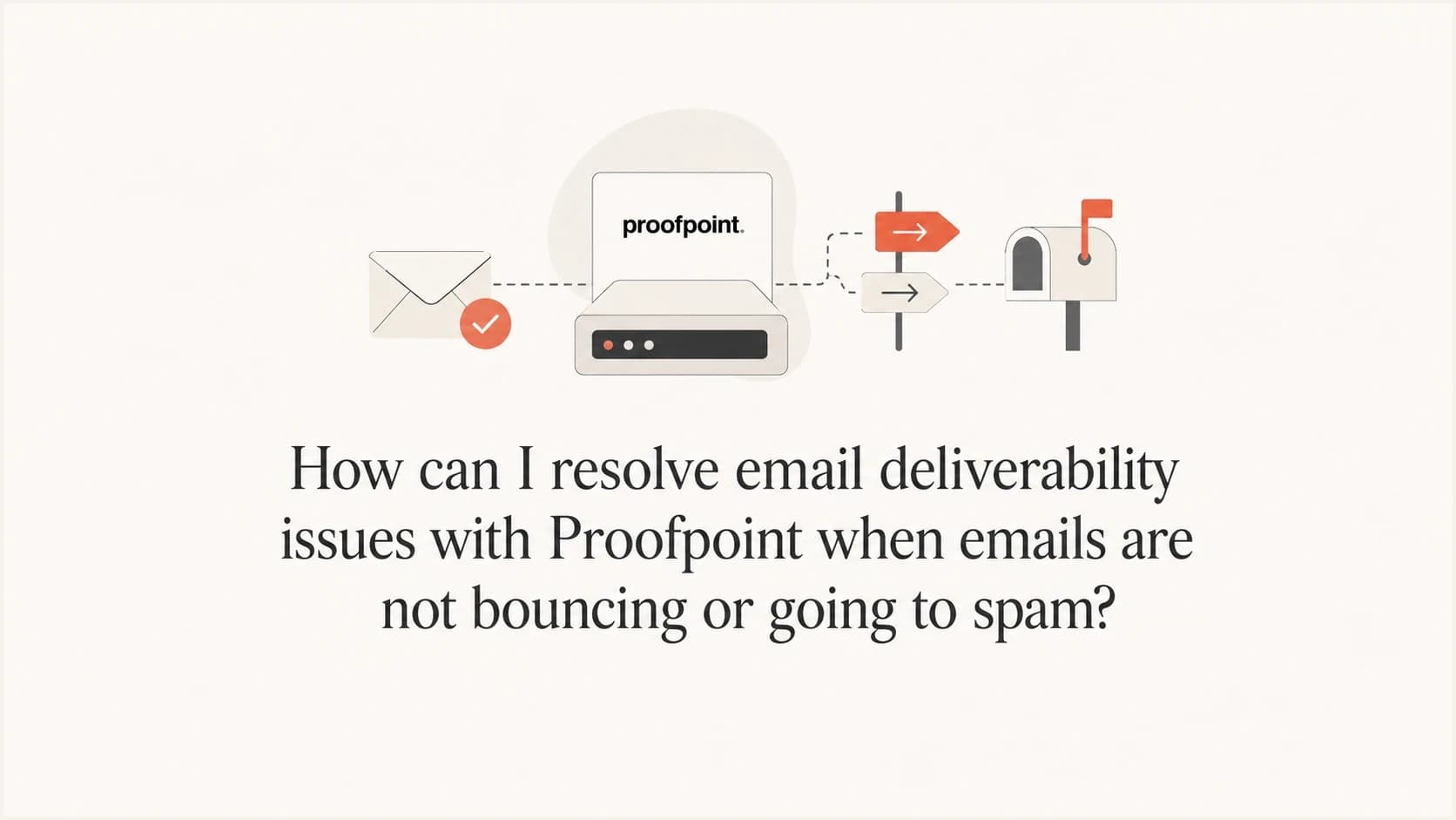 Proofpoint deliverability troubleshooting for messages that disappear without a bounce.