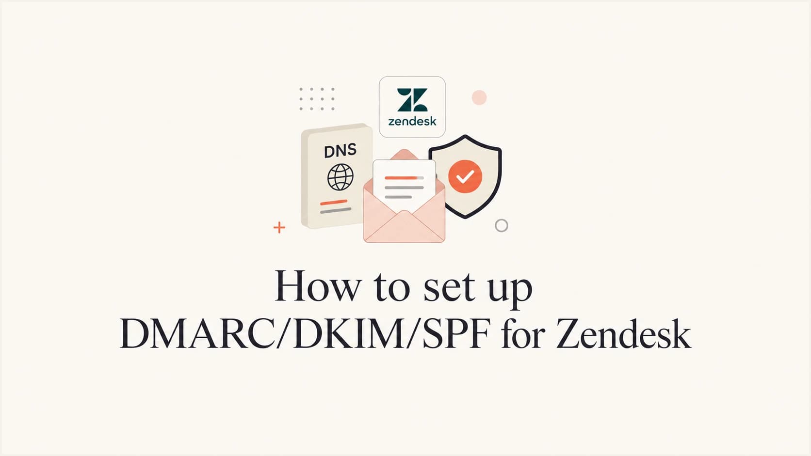 Zendesk email authentication setup with SPF, DKIM and DMARC