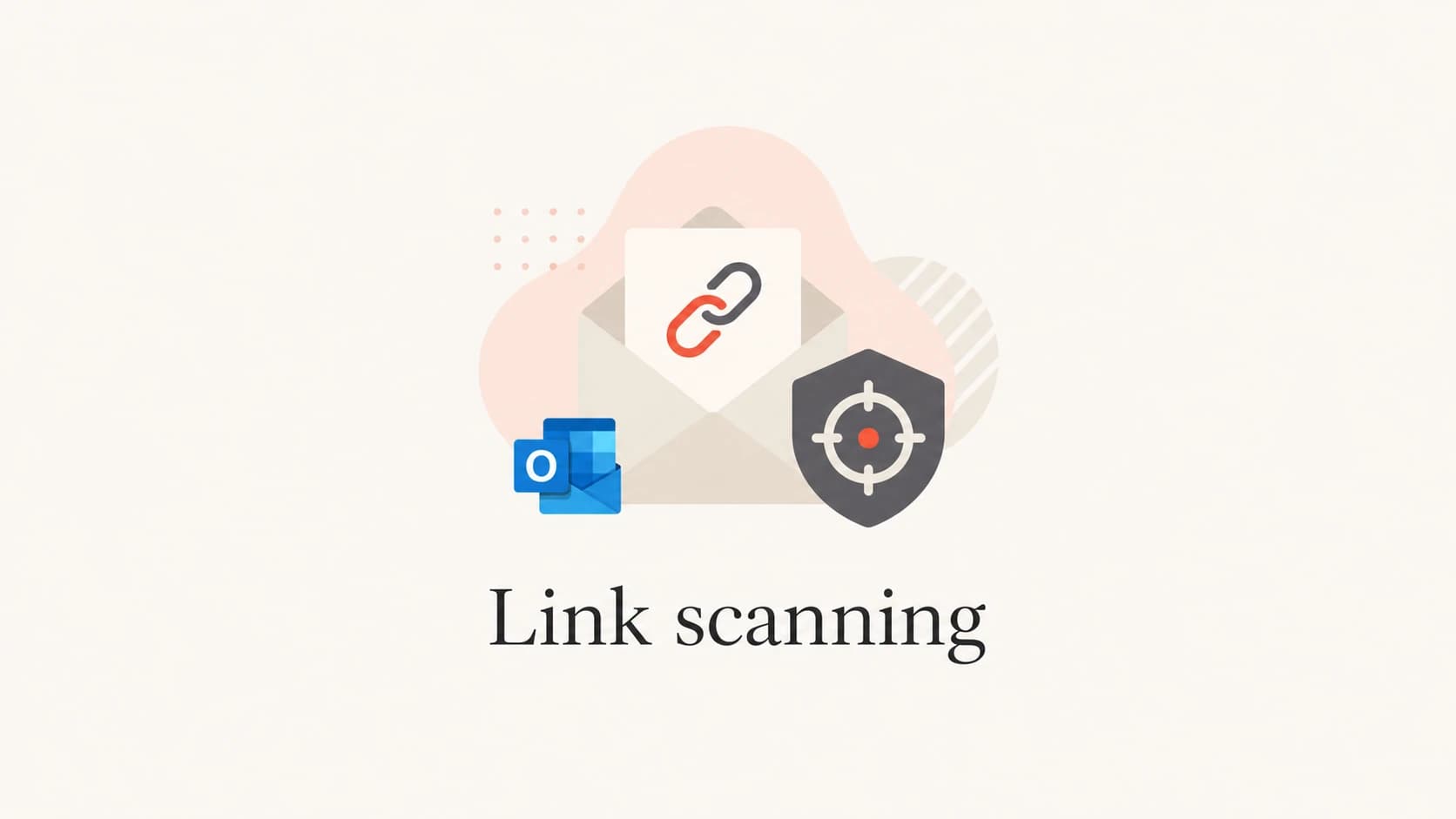 Outlook-style mailbox scanning links before a human reader clicks.